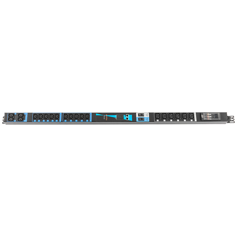 20-Outlet C13 C19 Vertical TCP/IP Sensor eco Smart Rack Pdu