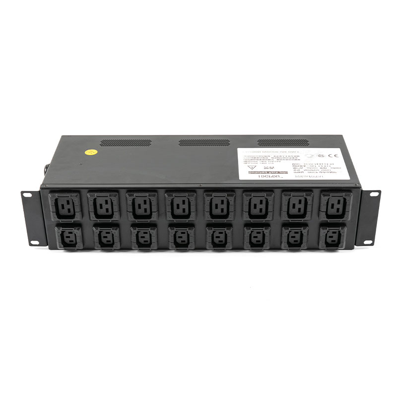 16-Outlet C13 C19 2U Vertical TCP/IP Sensor Breaker eco Smart Rack Pdu