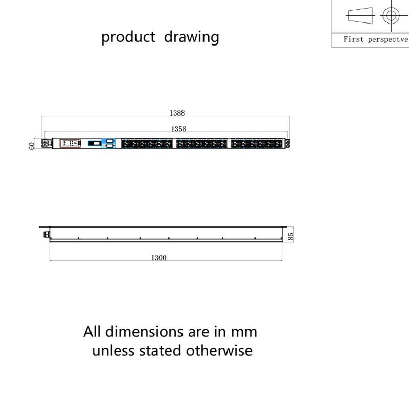 3-Phase 18-Outlet C19 Vertical Breaker Switched Rack Pdu