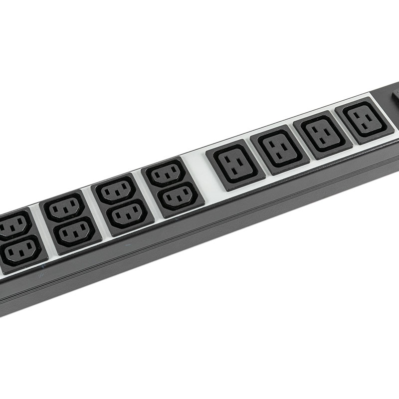 28-Outlet C13 C19 Vertical SPD Breaker Switched Rack Pdu