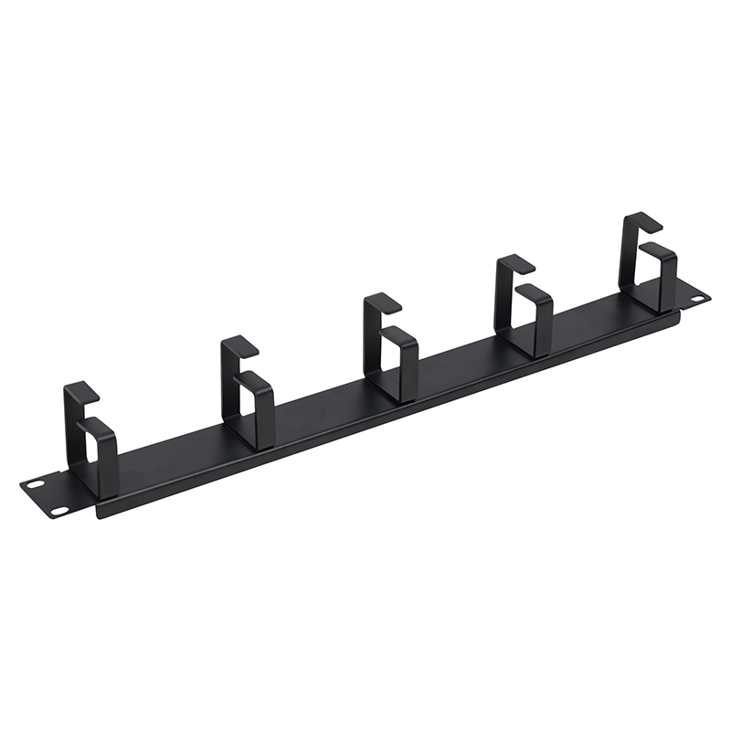 Horizonal Rack Mount Ring Metal Cable Management Bars