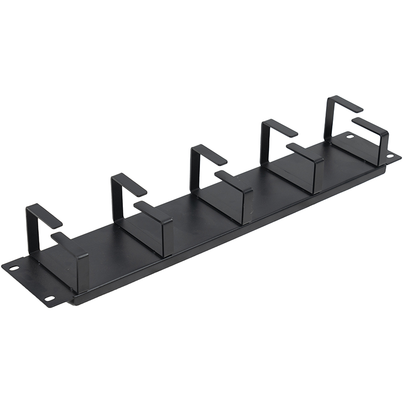 Horizonal Rack Mount Ring Metal Cable Management Bars