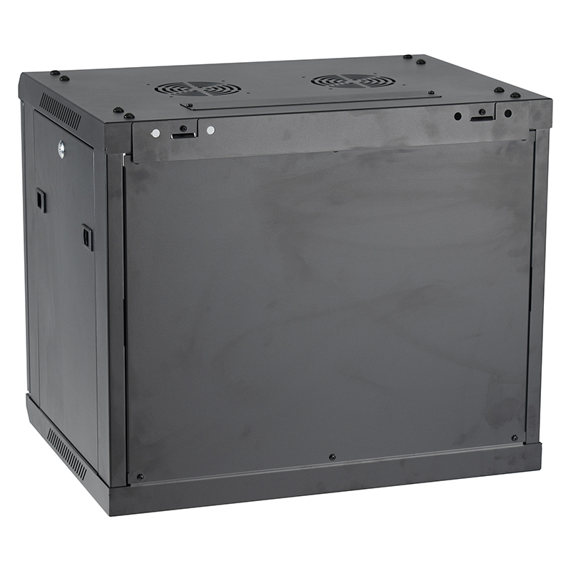 Network Data Wall Cabinet Black 600X450mm 9U