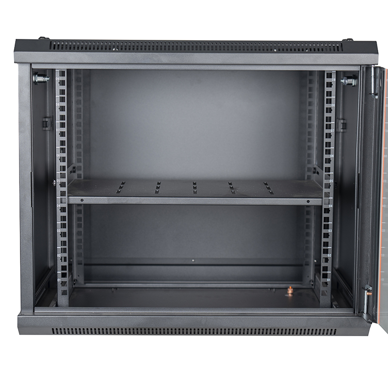 Network Data Wall Cabinet Black 600X450mm 9U