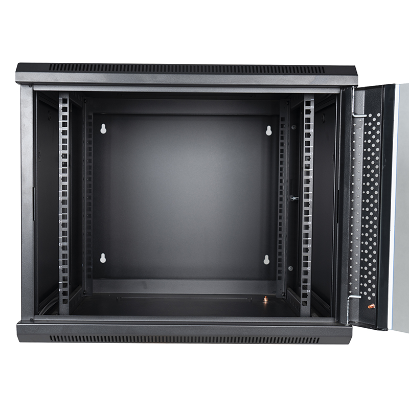 Network Data Wall Cabinet Black 600X600mm 9U