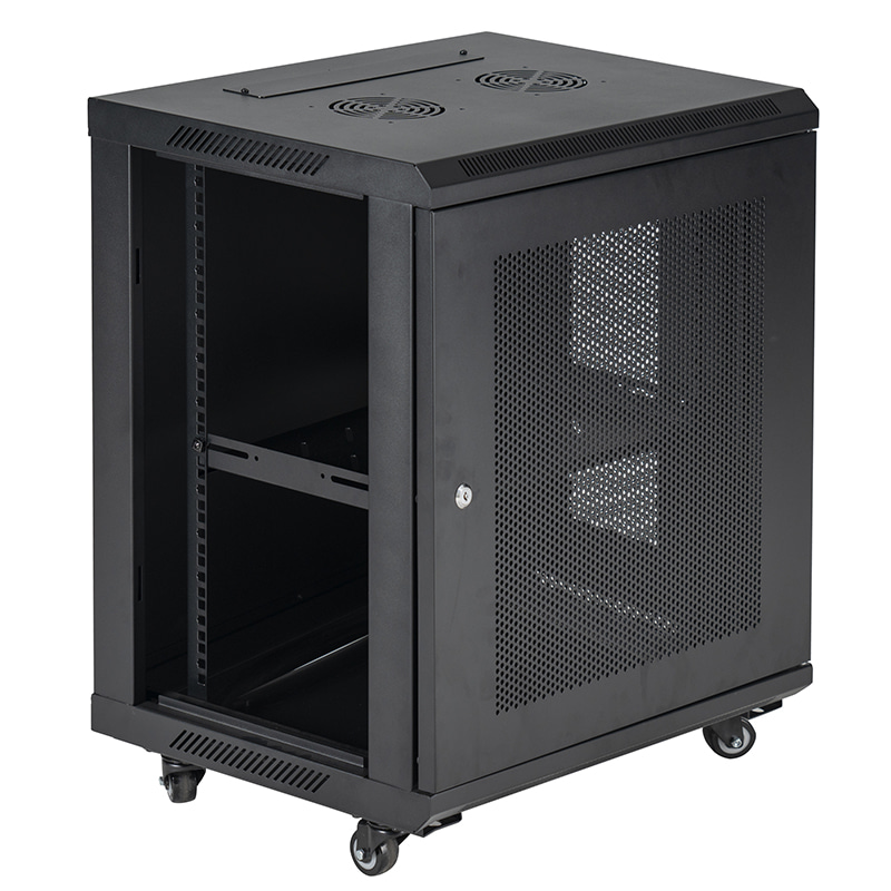 Network Data Wall Cabinet Black 600X450mm 12U